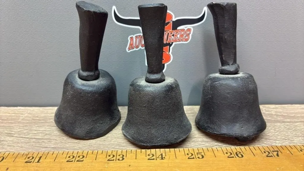 3 Cast Iron Bells.