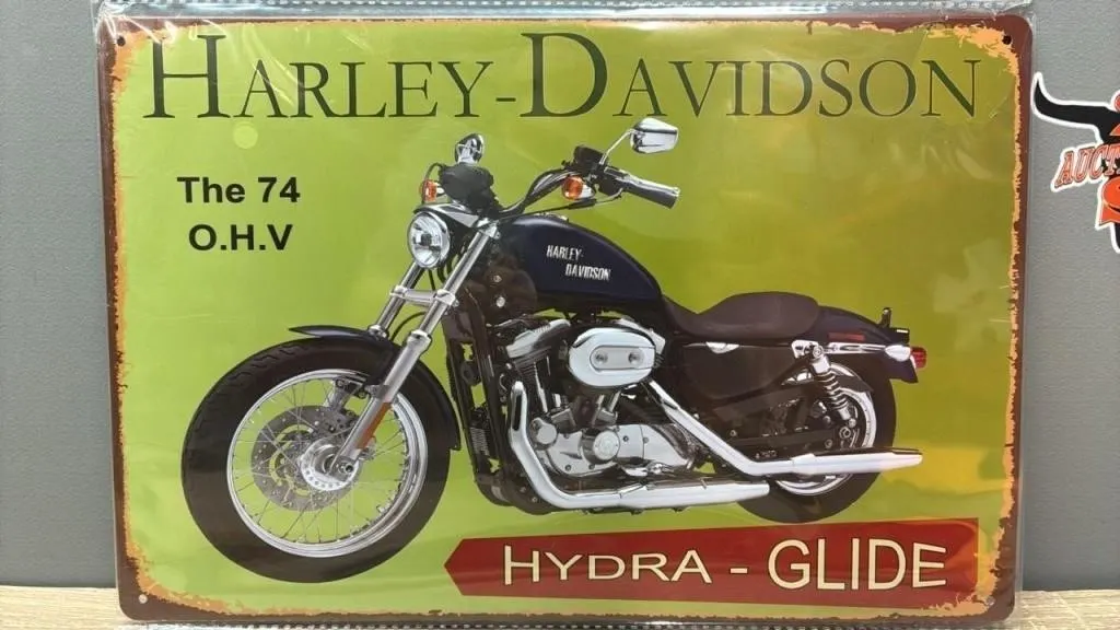 Decorative Tin Sign - Harley Davidson