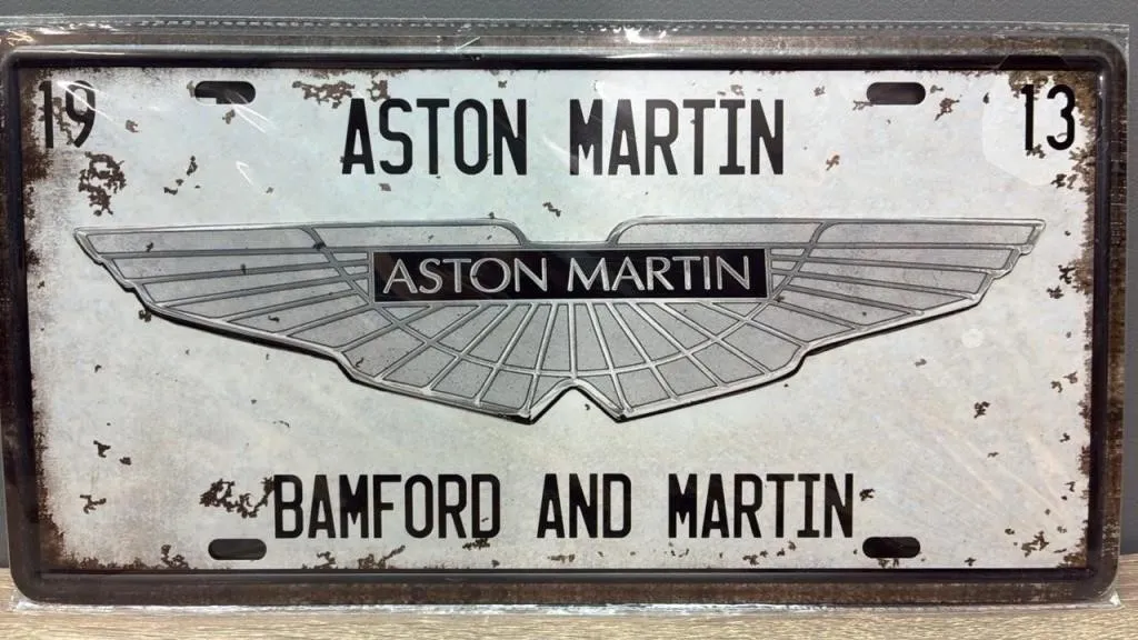 Novelty License Plate - Aston Martin.