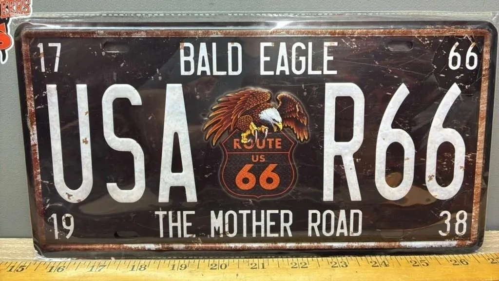 Novelty License Plate - Route 66 USA