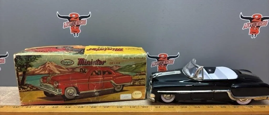 1950�s Minister Delux Friction Car. Black