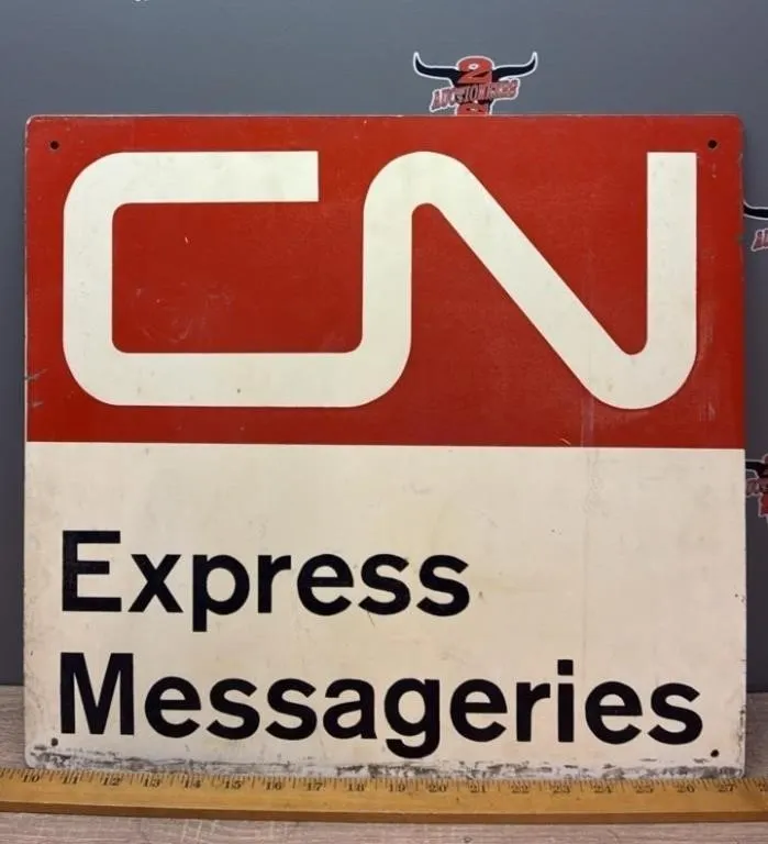 CN Rail Sign. 18�Wx16.5�H.