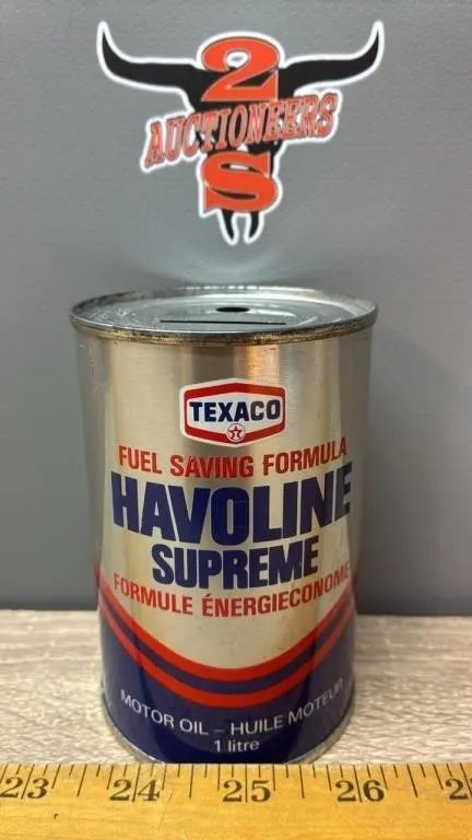 Texaco Coin Bank - Havoline Supreme.