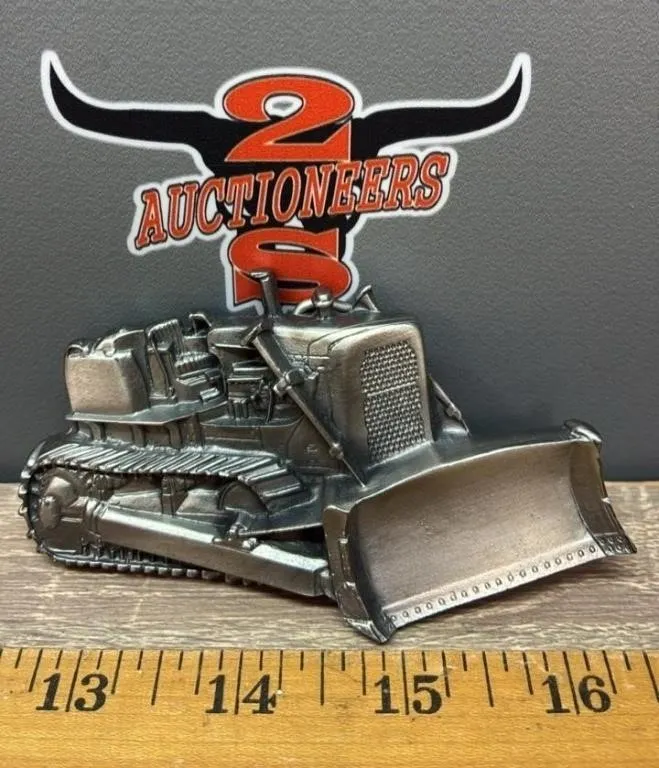 Track Tractor Belt Buckle.