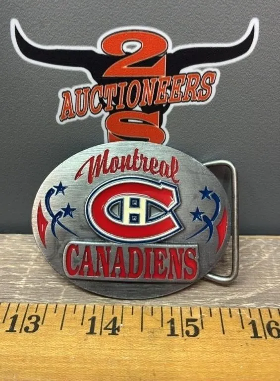 Montreal Canadiens Belt Buckle.