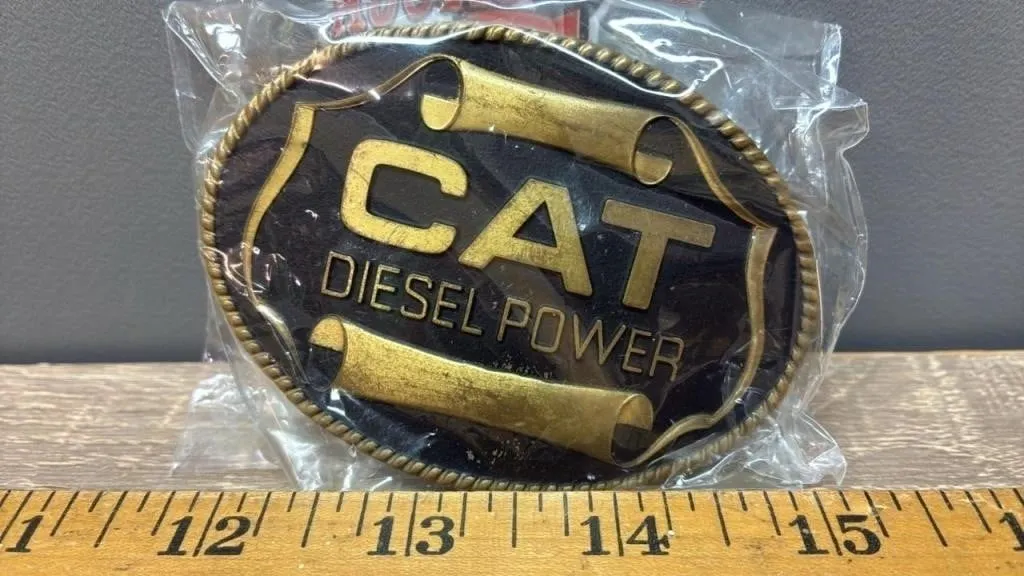 Caterpillar Diesel Power Belt Buckle.