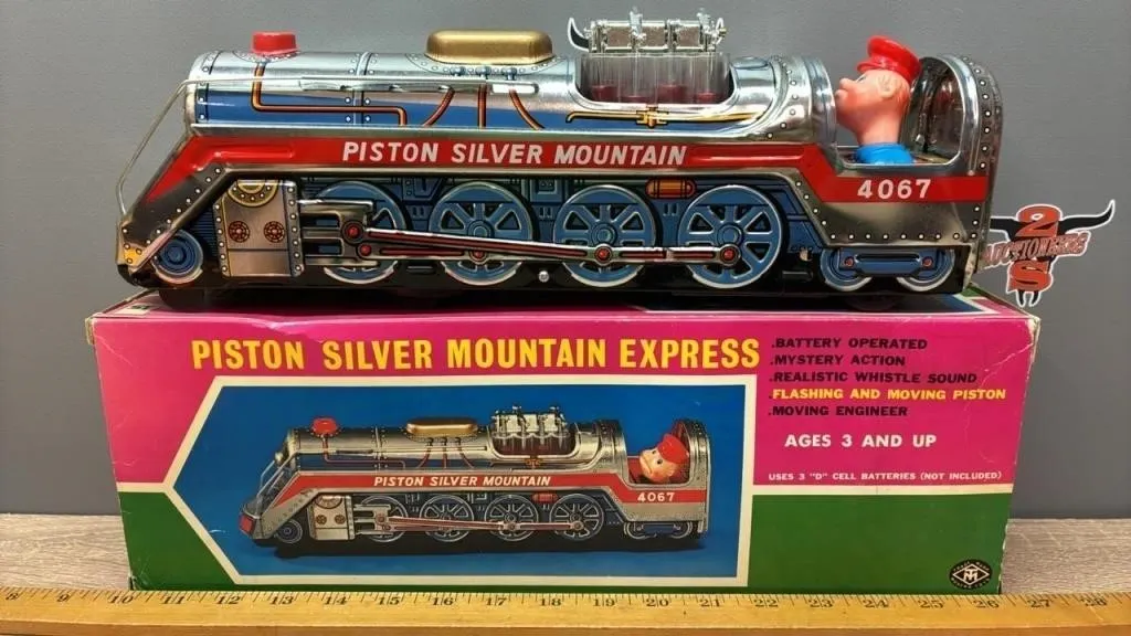 Battery Powered Piston Silver Mountain Express