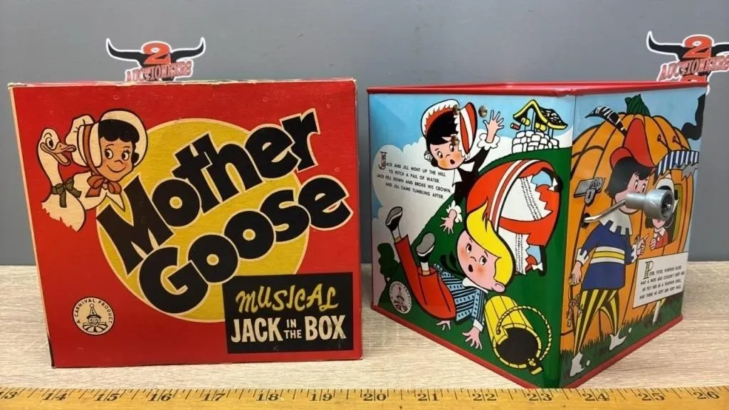 Vintage Mother Goose Jack In The Box. I Just