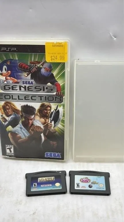 Gameboy Advance & Sega Genesis PSP GAME LOT