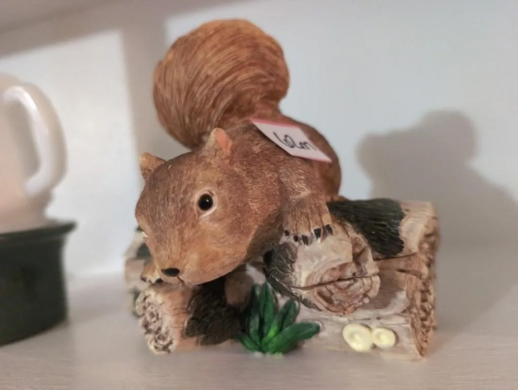 Squirrel trinket box