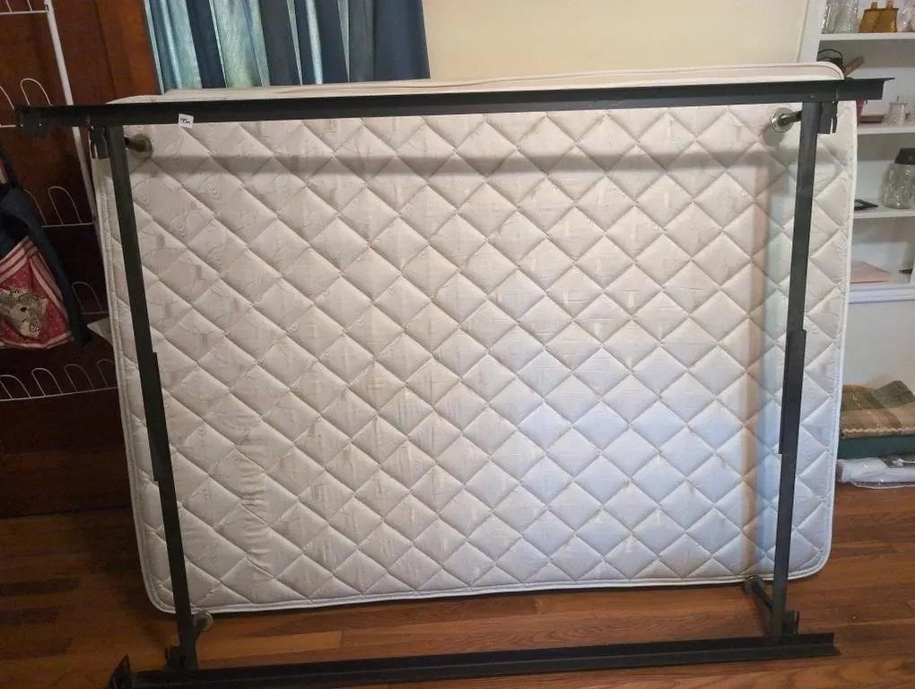 Full frame, mattress, box springs