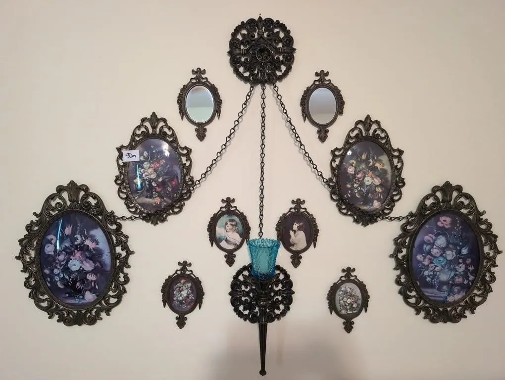 Vintage gallery wall decor