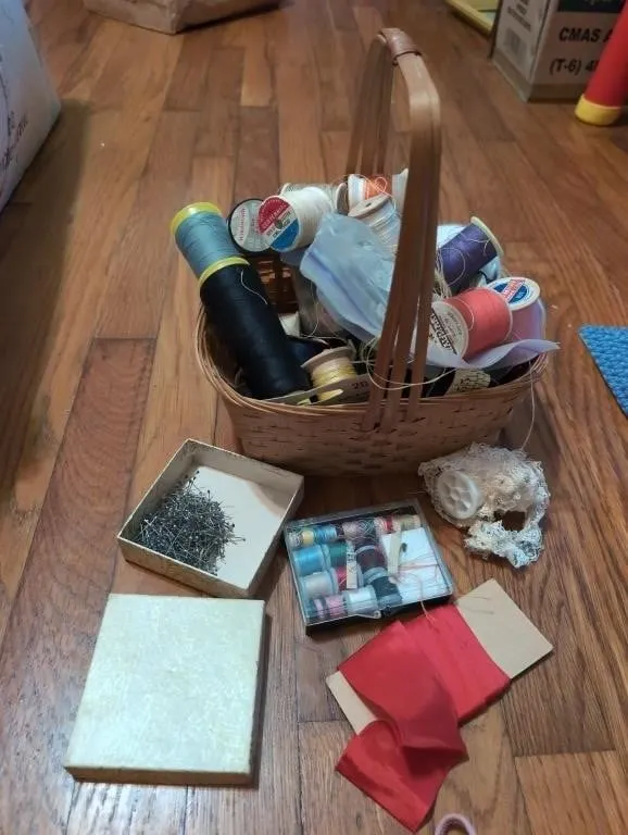 Thread and misc sewing items