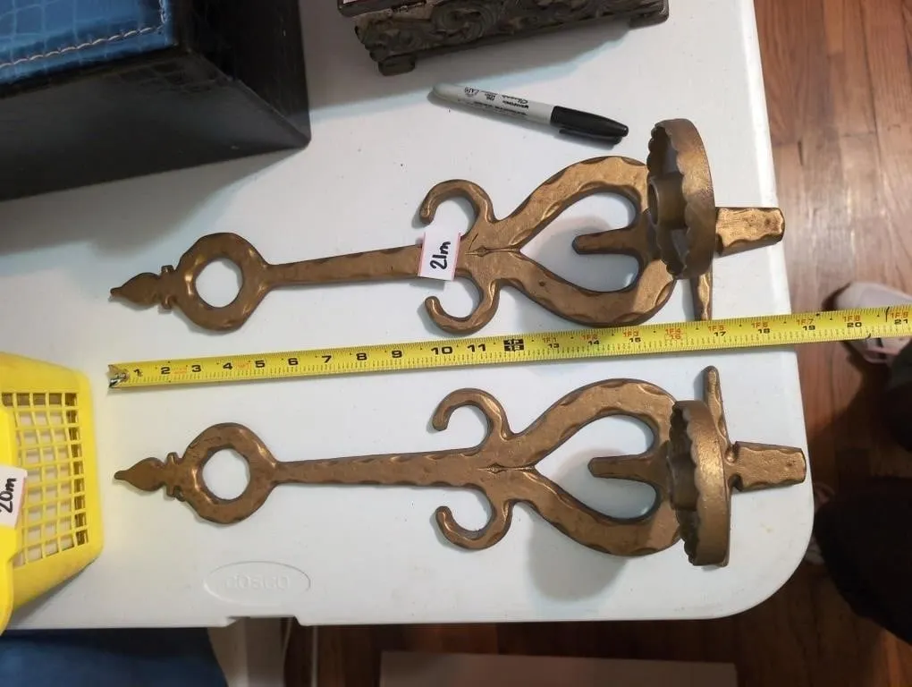 Metal sconces