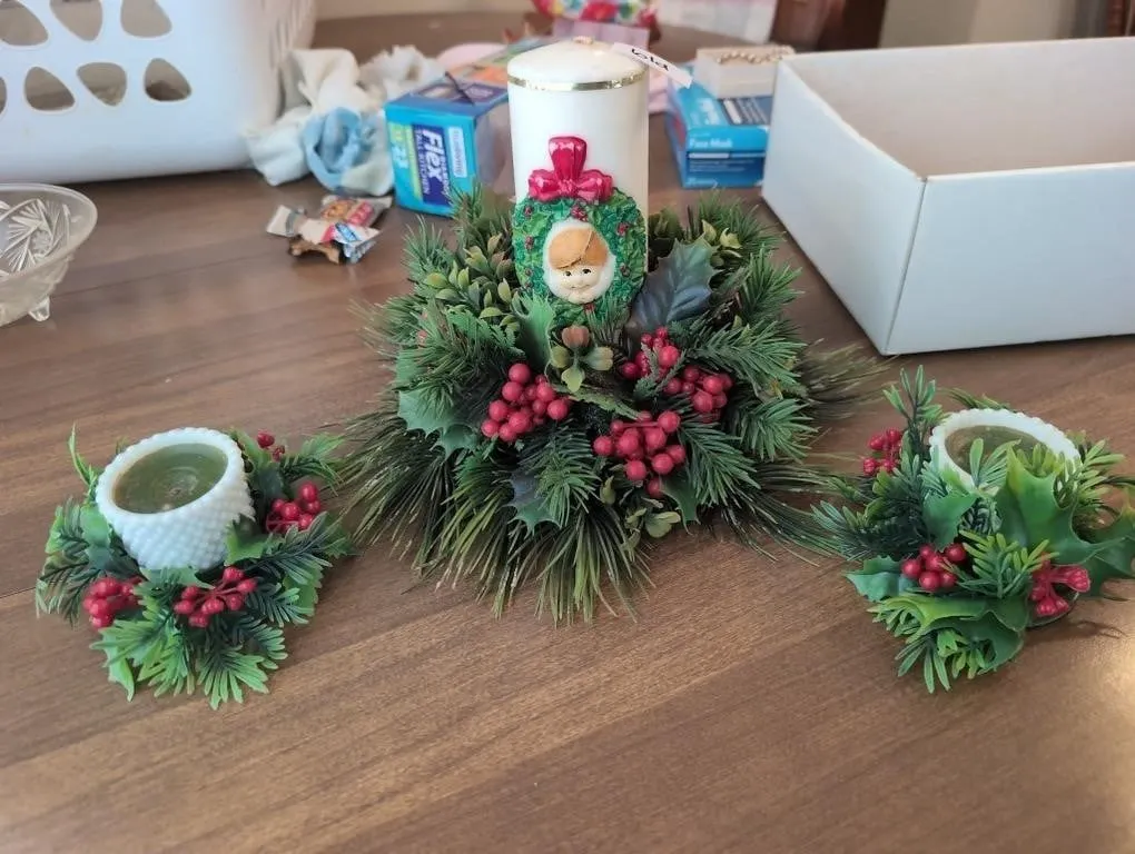 Vintage Christmas candles