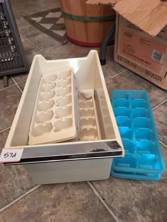 Bin and ice trays