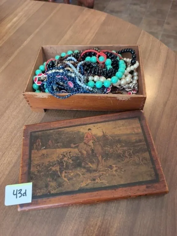 Jewelry box and contents