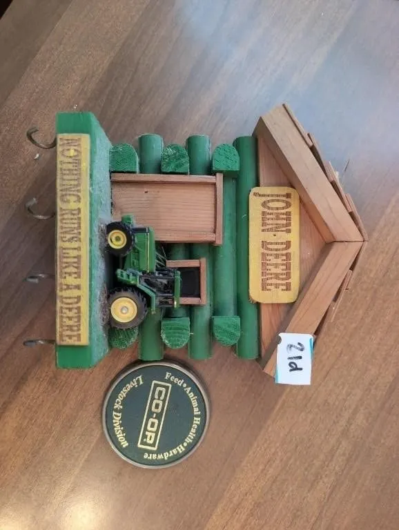 John Deere hanger and Co-Op coaster