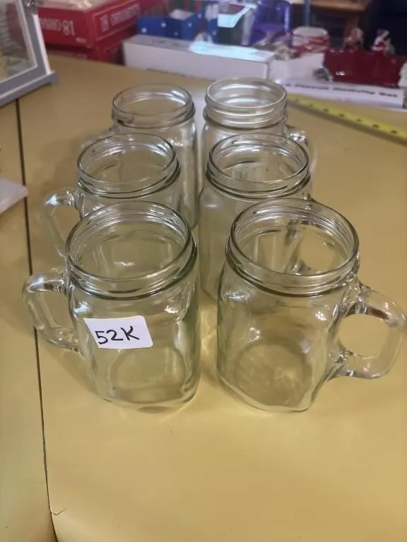 6 Jar mugs