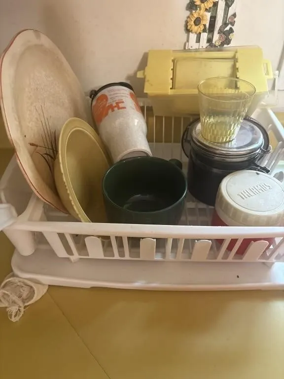 Dish drying rack and misc