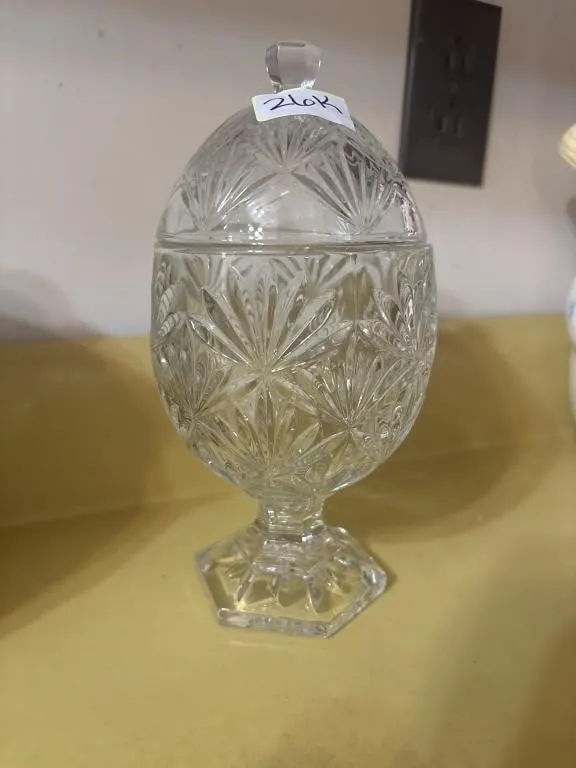Crystal candy jar