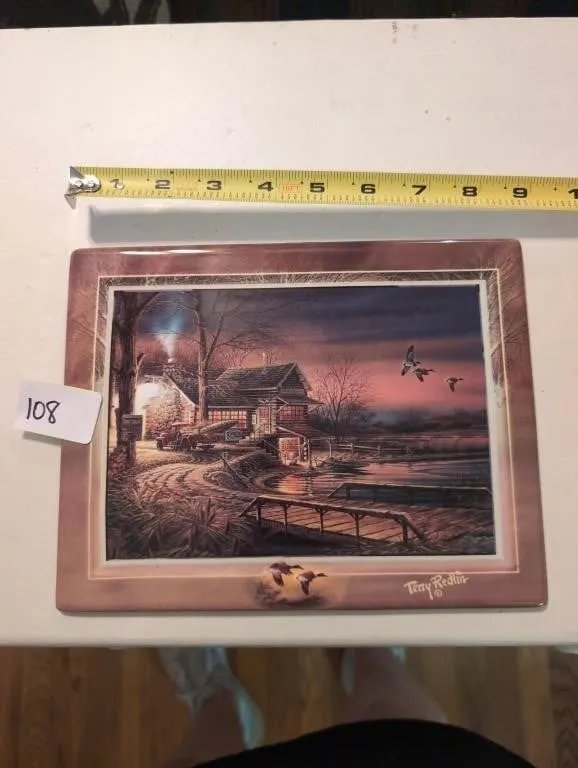 Terry Redlin numbered plate Hunters Haven