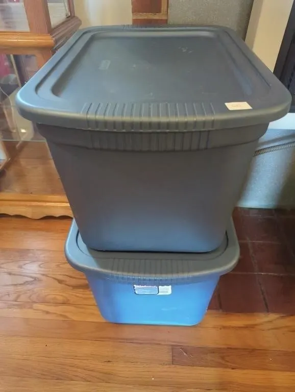Blue totes x2