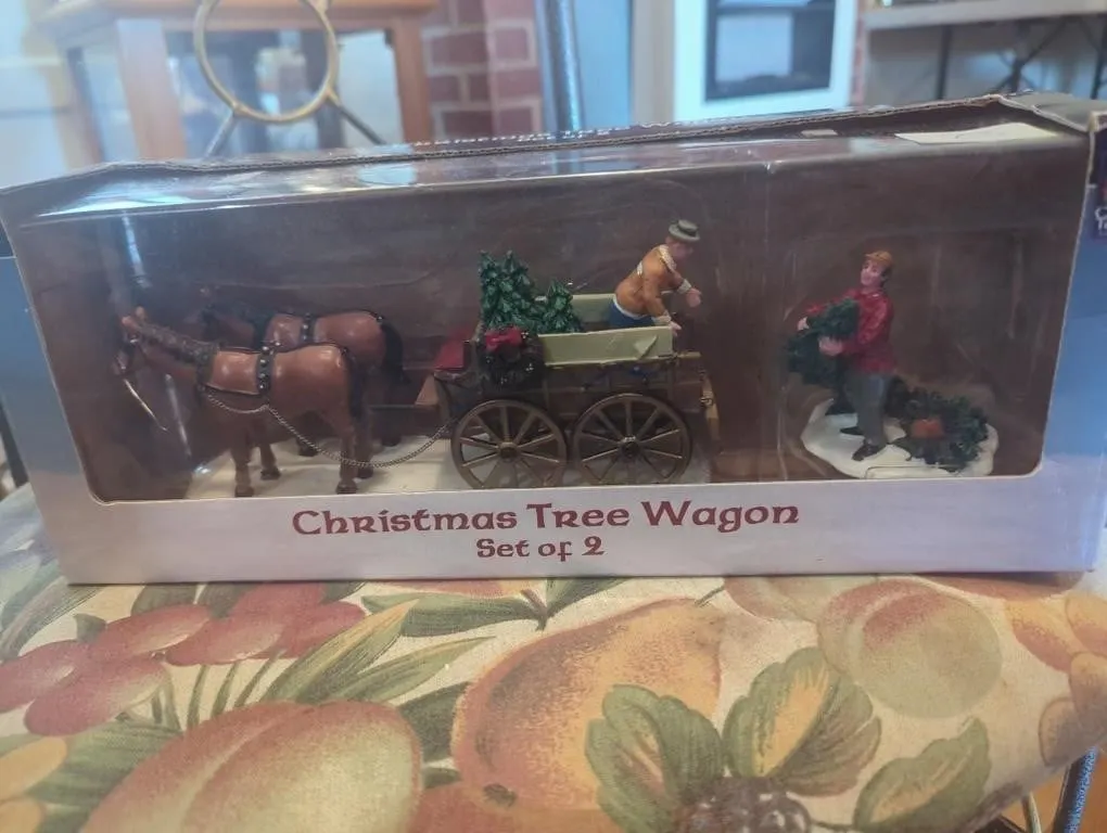 Christmas tree wagon