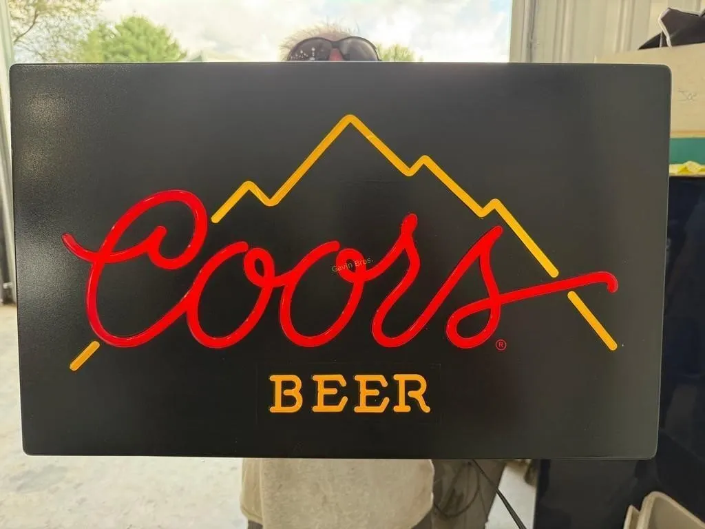 Coors Beer Lighted Sign