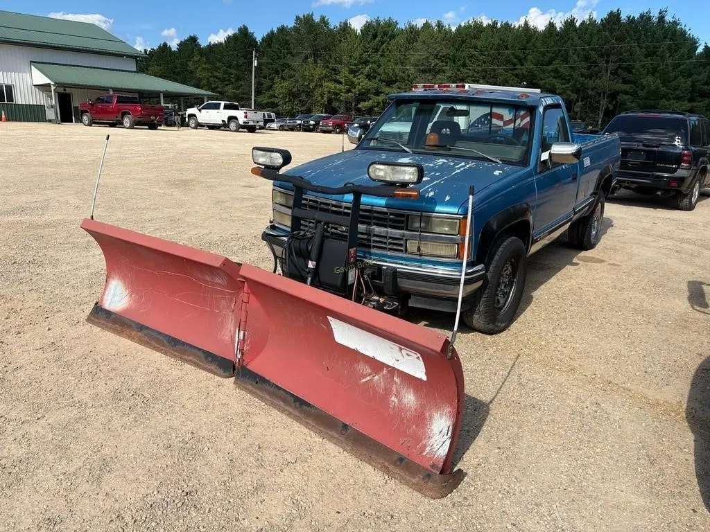 1992 Chevrolet Silverado 3500 Diesel Plow Truck