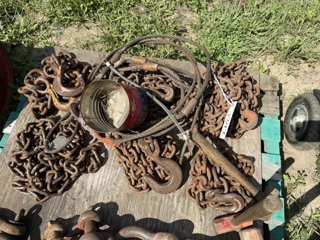 (6) Log Chains, Cable