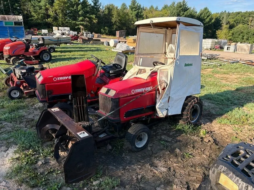 Troy Bilt Lawn Tractor with Snowblower and Cab