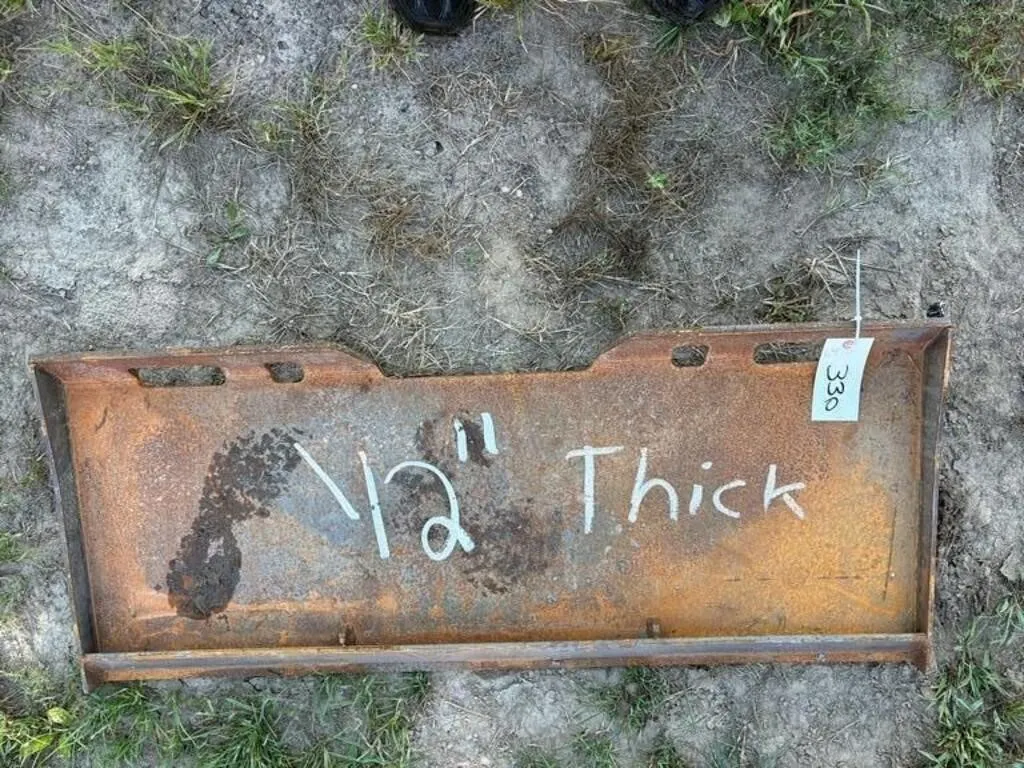1/2 Skidsteer Plate