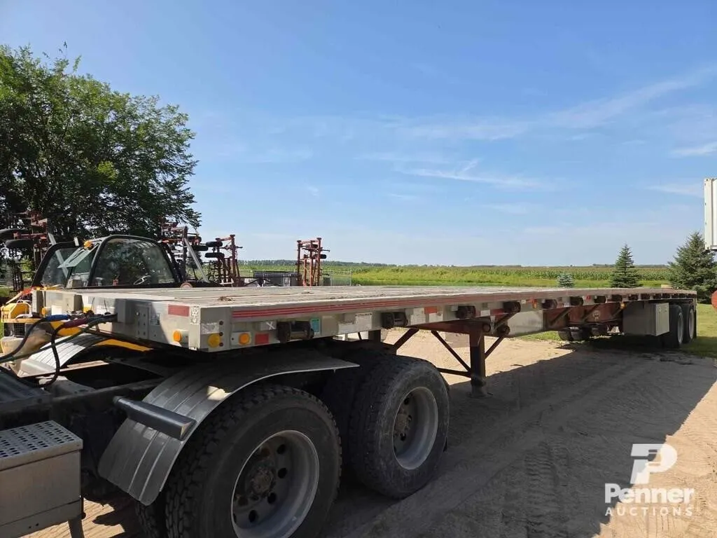 1993 48-FT Wilson Flatdeck Trailer T/A