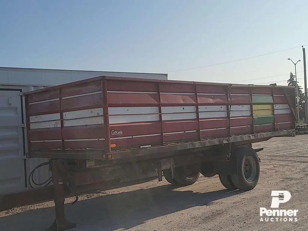 Homemade Grain Box Trailer w/ Hoist