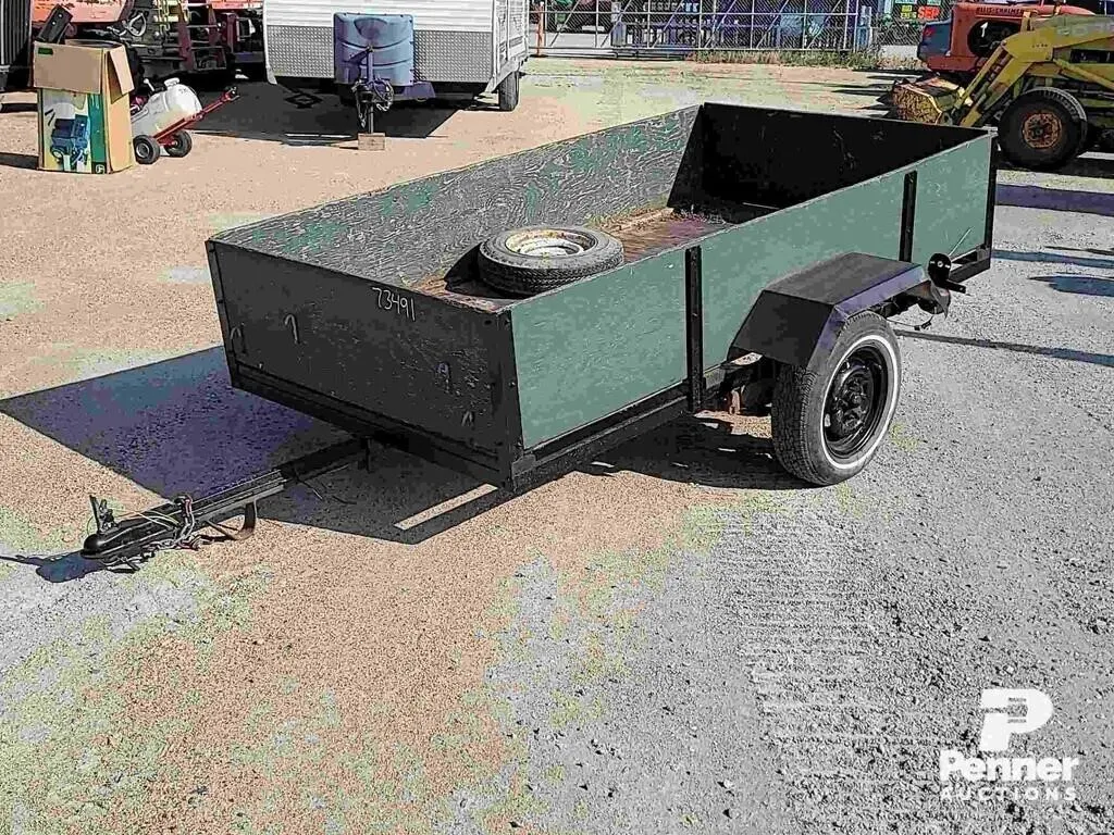8' Homemade Tilting Utility Trailer S/A