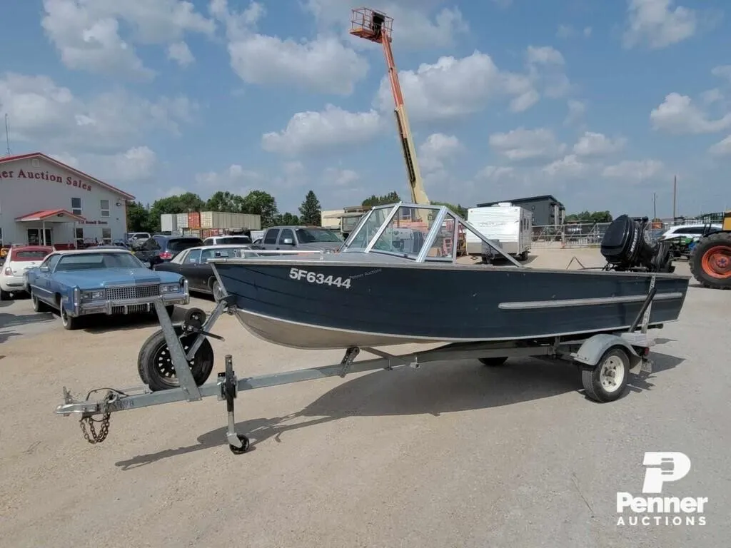 1990 Aeroliner Debonaire 35HP Boat & Trailer