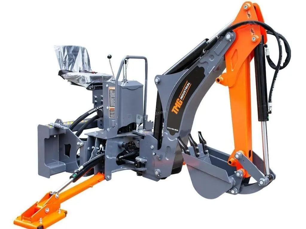 StanForge-SBH55 8-ft Skid Steer Swing Backhoe Att