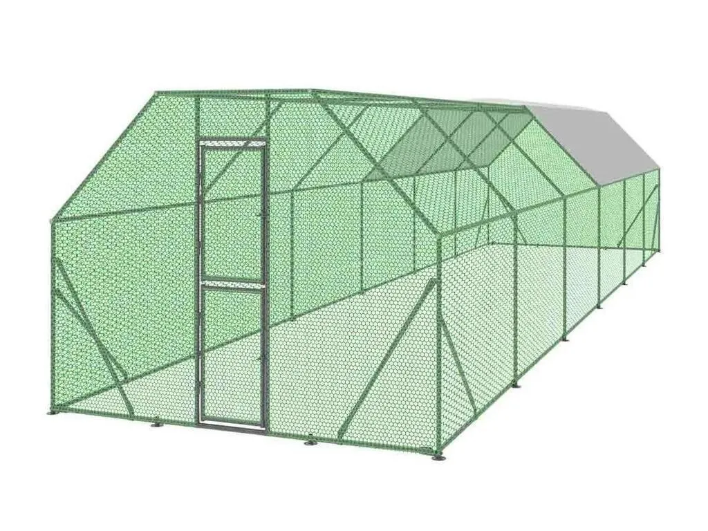 StanForge-CRS1040 10� x 40� Wire Mesh Chicken Run