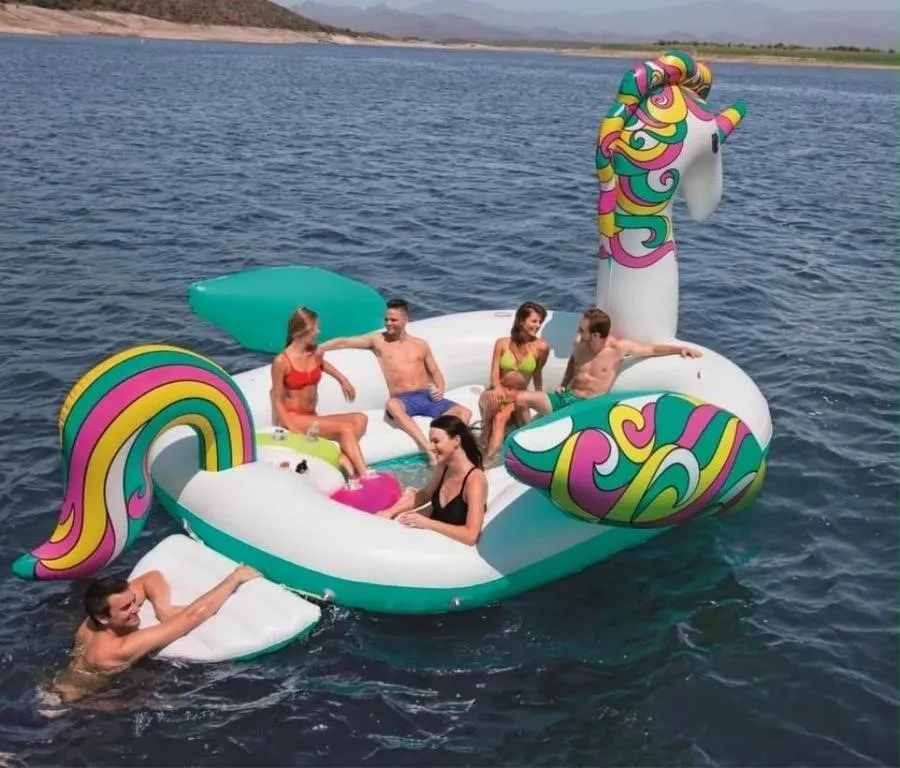 H20-Go Unicorn Floatie, 237.40 L x 164.96 W x