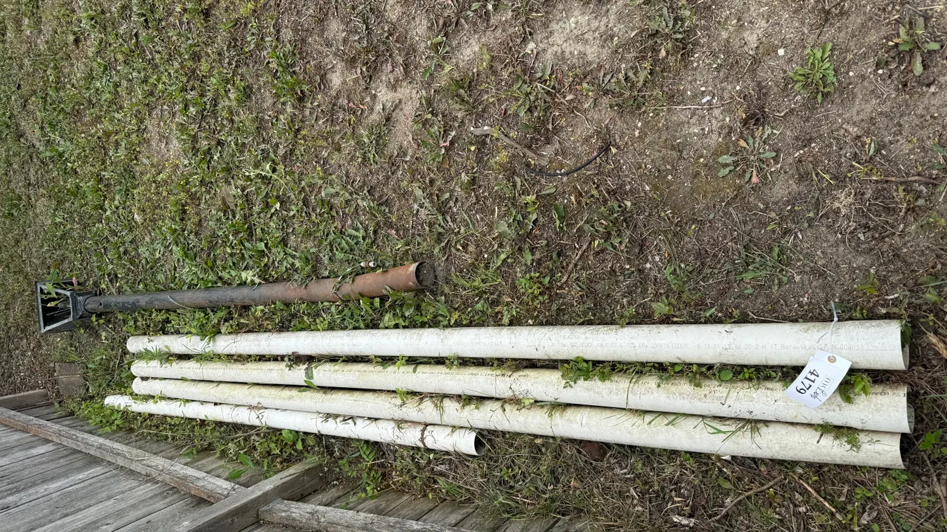 3" PVC Pipe and Lamp Post
