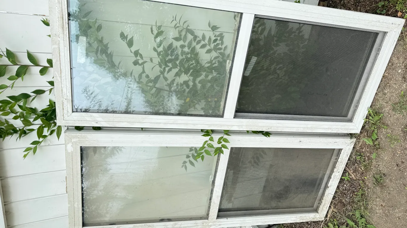 2' x 5' Double Pane Slide Open Window - Must Take 2 Times the Bid Price