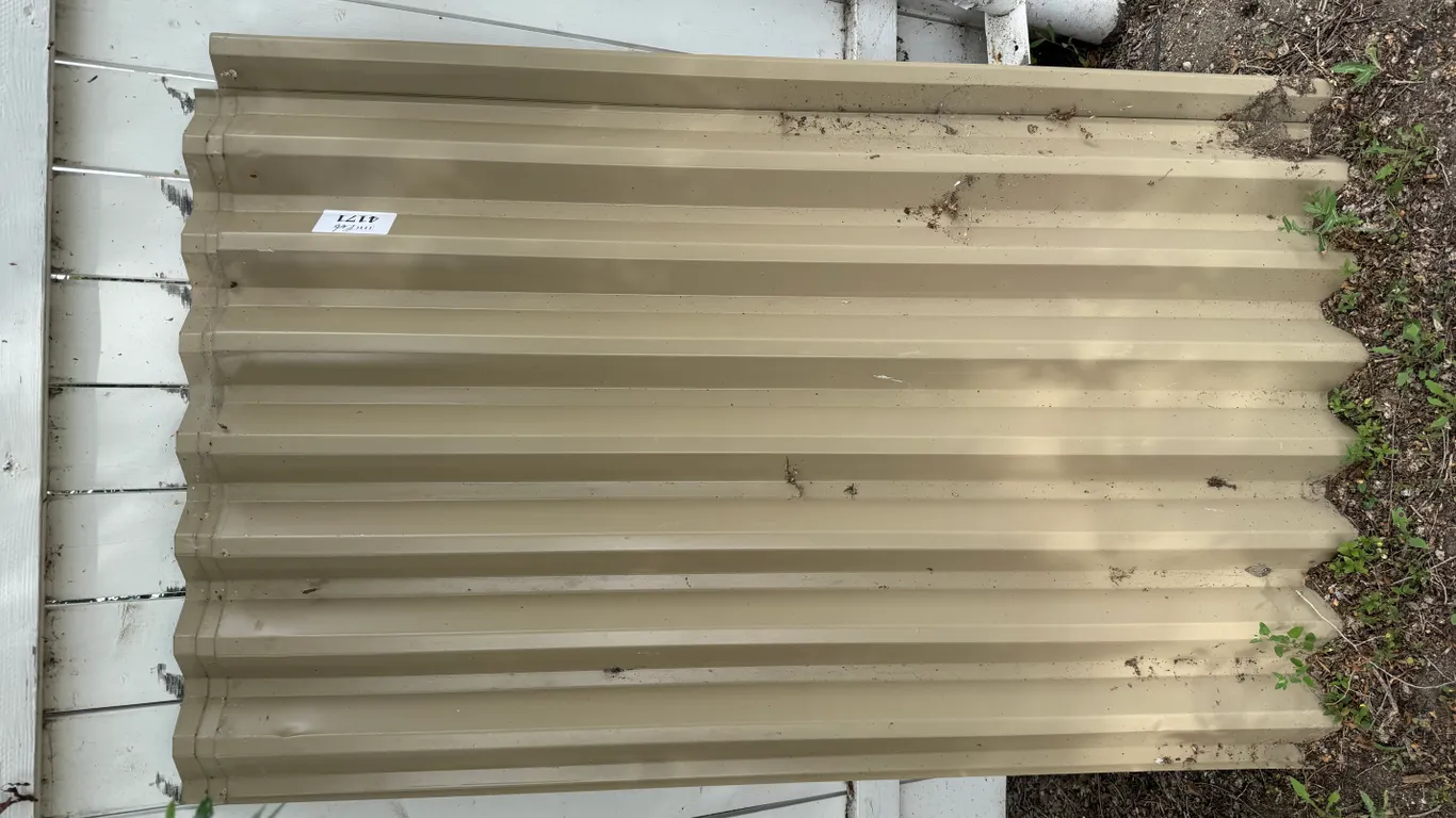 (3) Roof Tin Sheets 39" X 64"