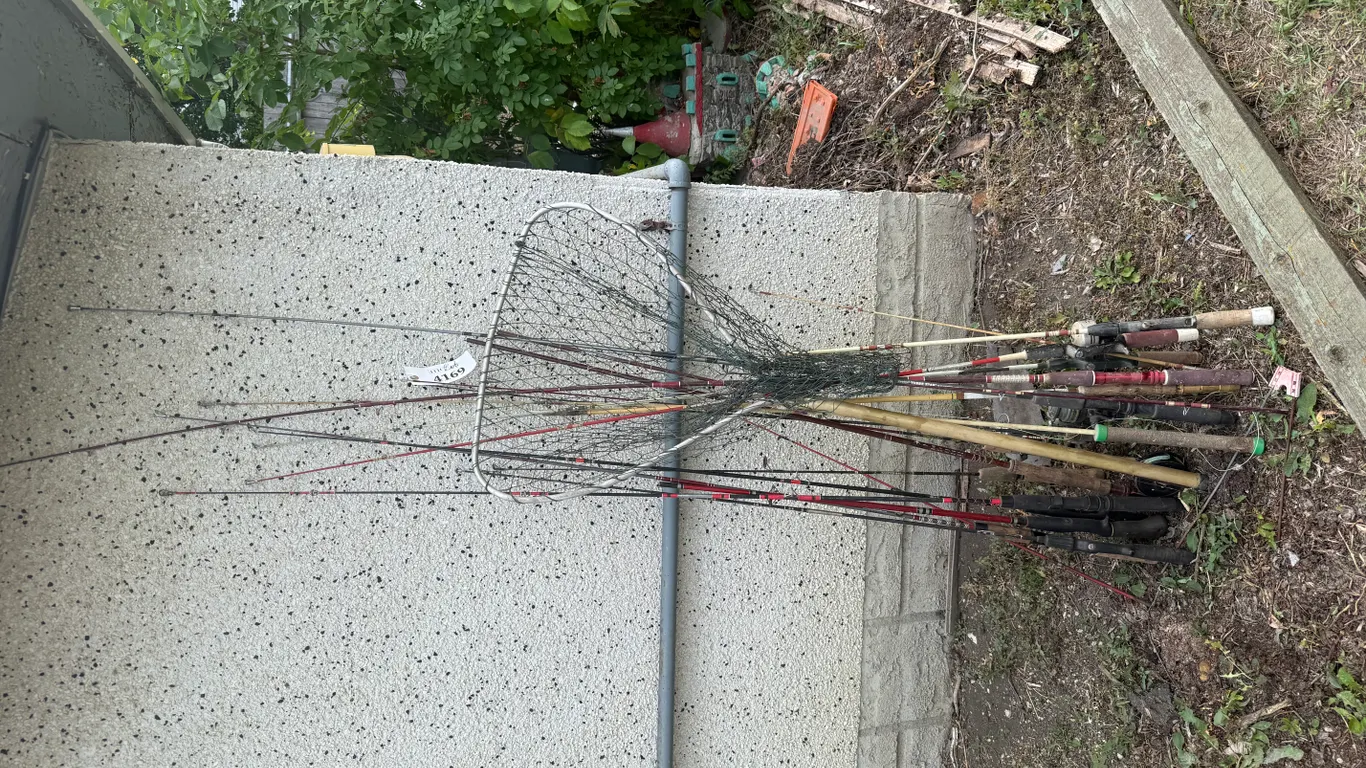 Fishing Rods and Net