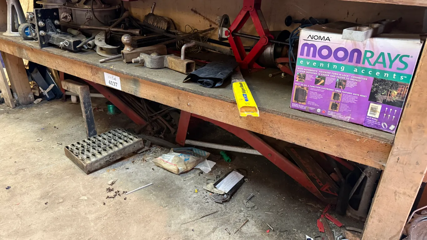 All Work Bench Contents (Inside and Under)