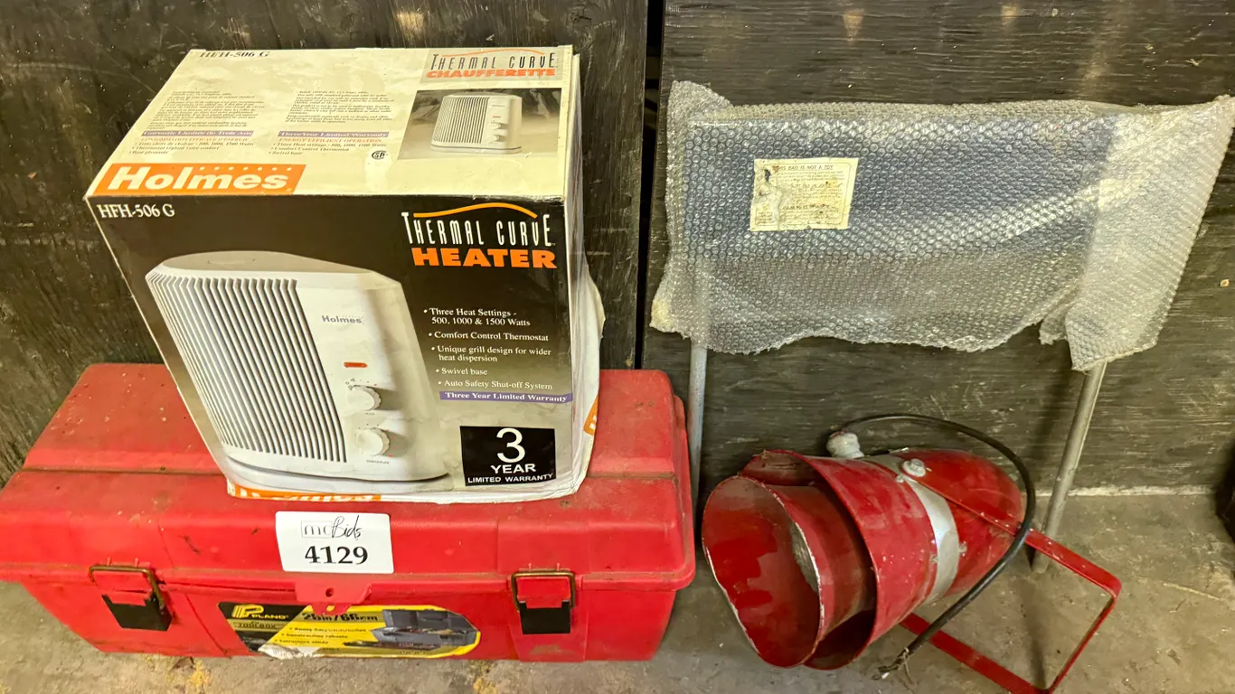 Thermal Curve Heater, Case of Vehicle Parts and Loud Alarm
