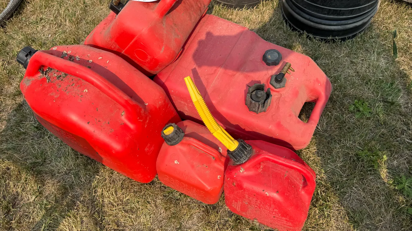 Various Sizes of Jerry Cans