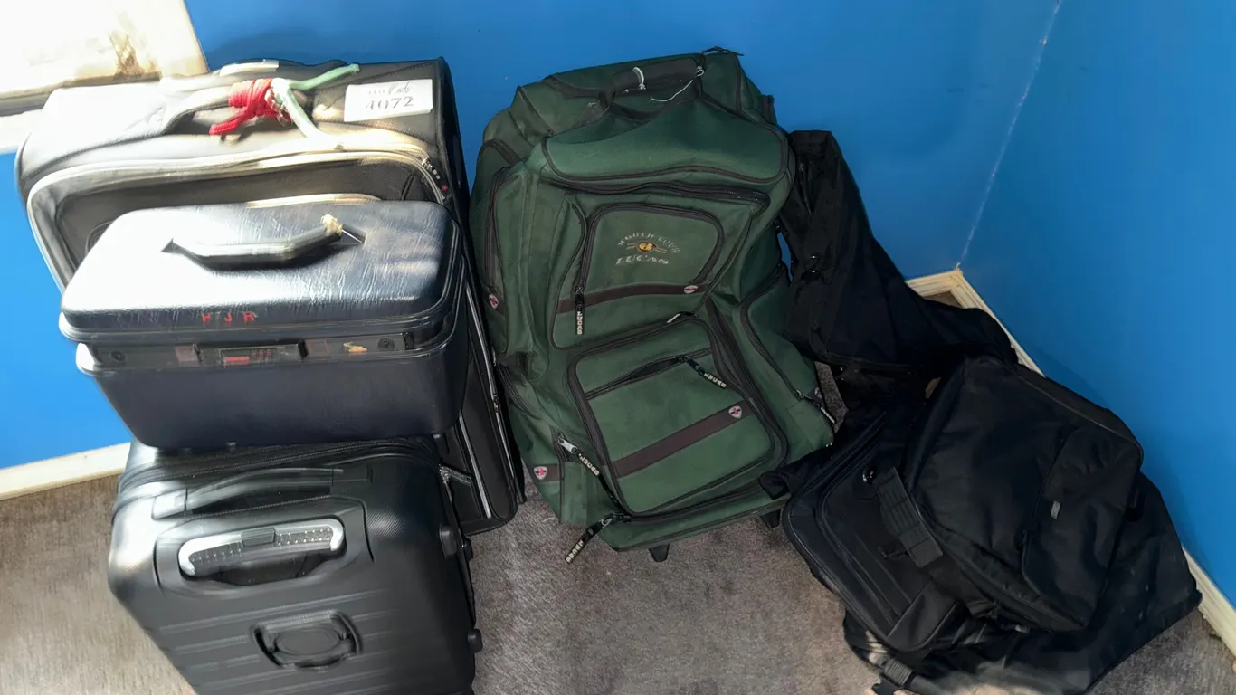 Various Suitcases and Bags