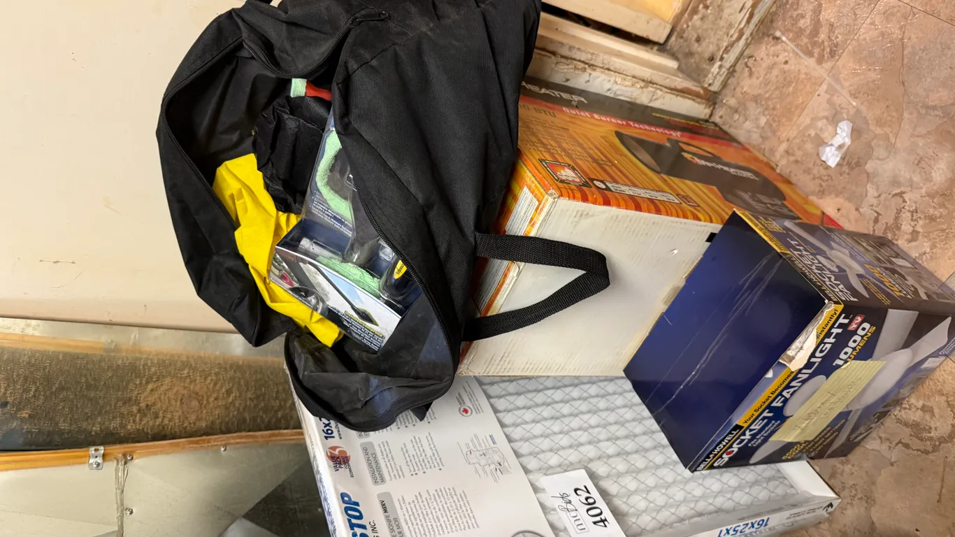 Air Filters, Towels and Cloths, 38 000 BTU Heater and More