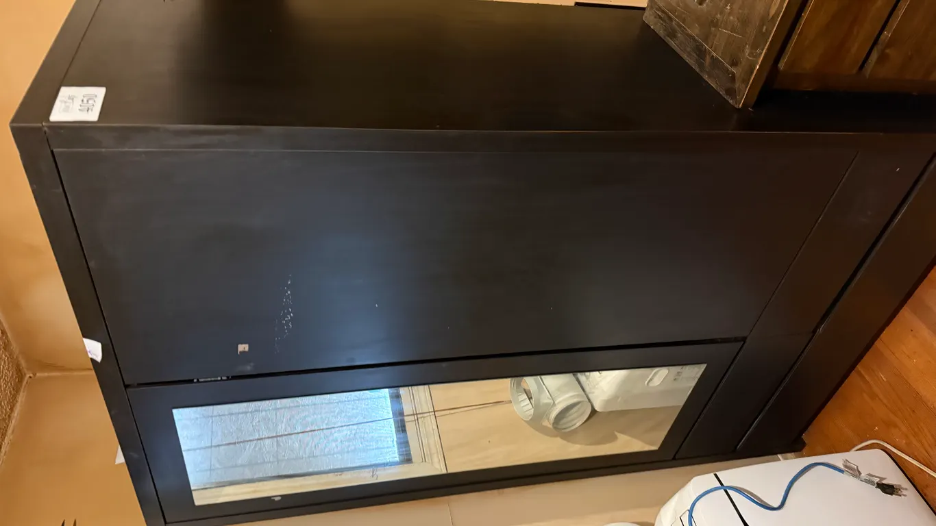 Wooden Dresser, Closet and Wall Mount Shelves